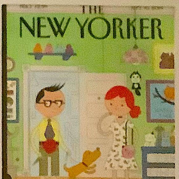 The New Yorker framed magazine:  September 16, 2019, "First Date" by Brunetti - Picture 2 of 3
